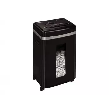 Paper shredder Fellowes Powershred 450M Micro-cut, 9-sheet capacity, 2 x 12 mm, 22 L bin, black
