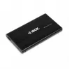 HDD enclosure IBOX HD-02 Black for 2.5 inch SATA drives, USB 3.2 Gen 1 (Type-A), single-bay, metal