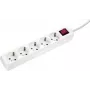 Power Strip AS Schwabe 35011 — 1.4 m cable, 5 AC outlets, Indoor IP20, 230 V, White