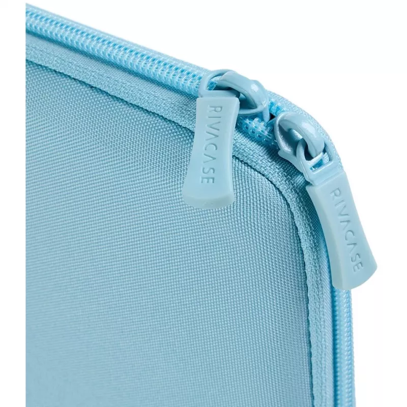 Laptop sleeve Rivacase Riva Szuzuka 14 inch Pastel Blue — protective neoprene case for 14 inch laptops