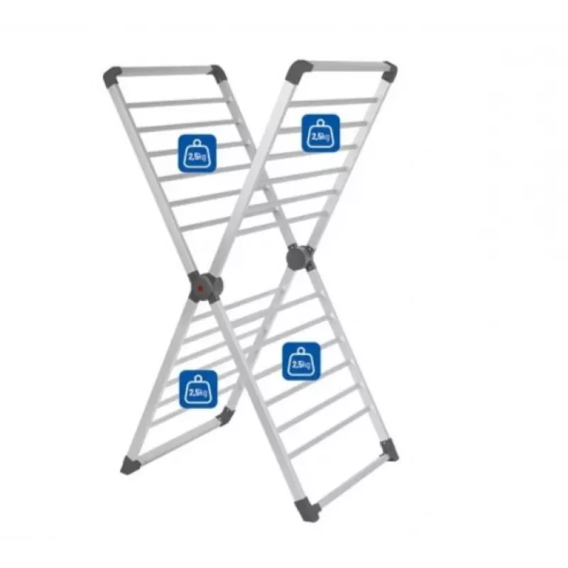 Electric clothes dryer NOVEEN ECD40 – compact freestanding indoor drying rack, foldable, IP22, max load 10 kg, white