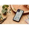 Smartphone case man and wood for iPhone 11 Pro — blue triangle on black, protective hard shell