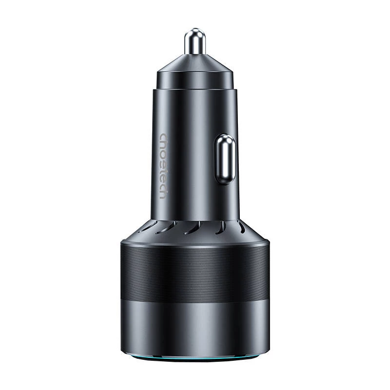 Choetech TC0011 car charger 130W 2x USB C 1x USB A (black)