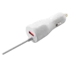 CANYON car charger C-033 2.4A/USB-A built-in Lightning White