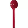 Portable Interview Microphone Rode Interview GO – Red (compact, handheld, plug-and-play)
