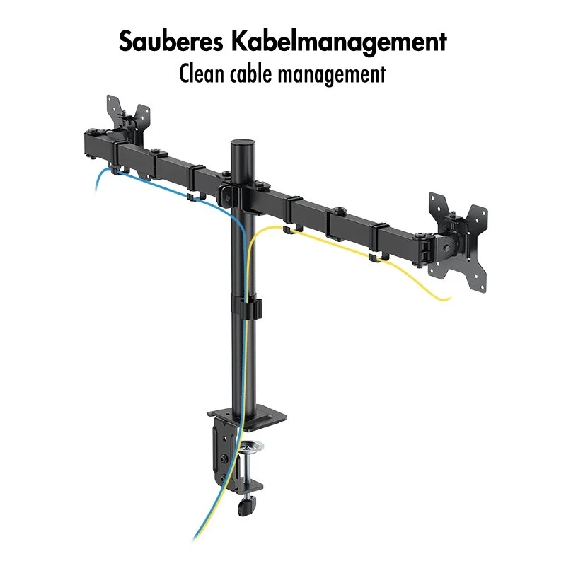 Dual monitor mount 17-32 10kg per arm