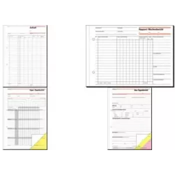 Notebook Sigel Measurement Book A4 50 sheets SD069 — grid and measurement pages for technical notes