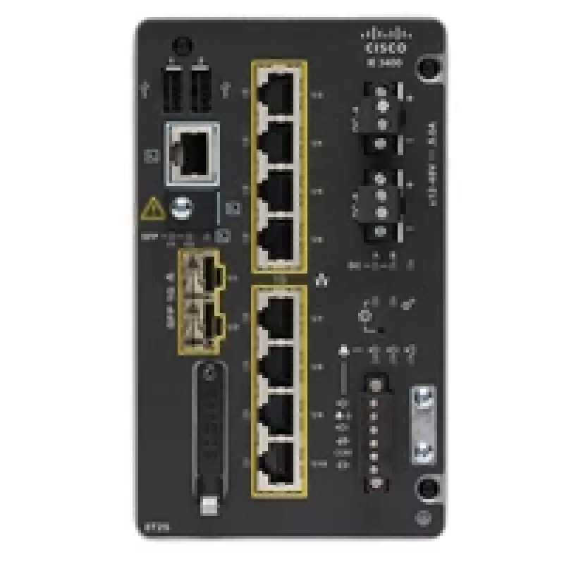 Managed Switch Cisco Catalyst IE3400 L2 8x Gigabit Ethernet 3x USB