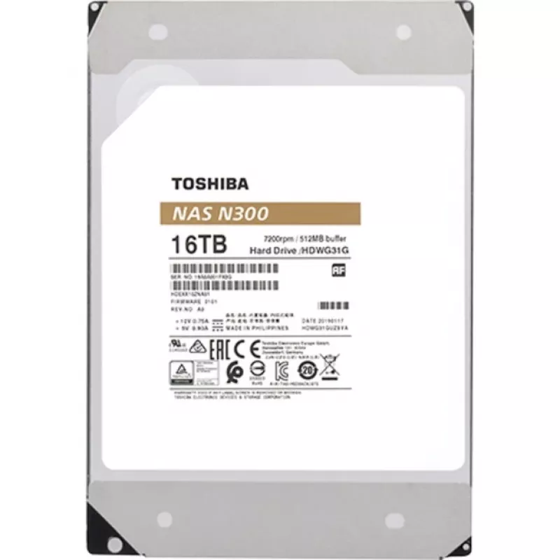 Toshiba N300 Internal Hard Drive 10 TB 7200 RPM 512 MB 3.5 inch Seria