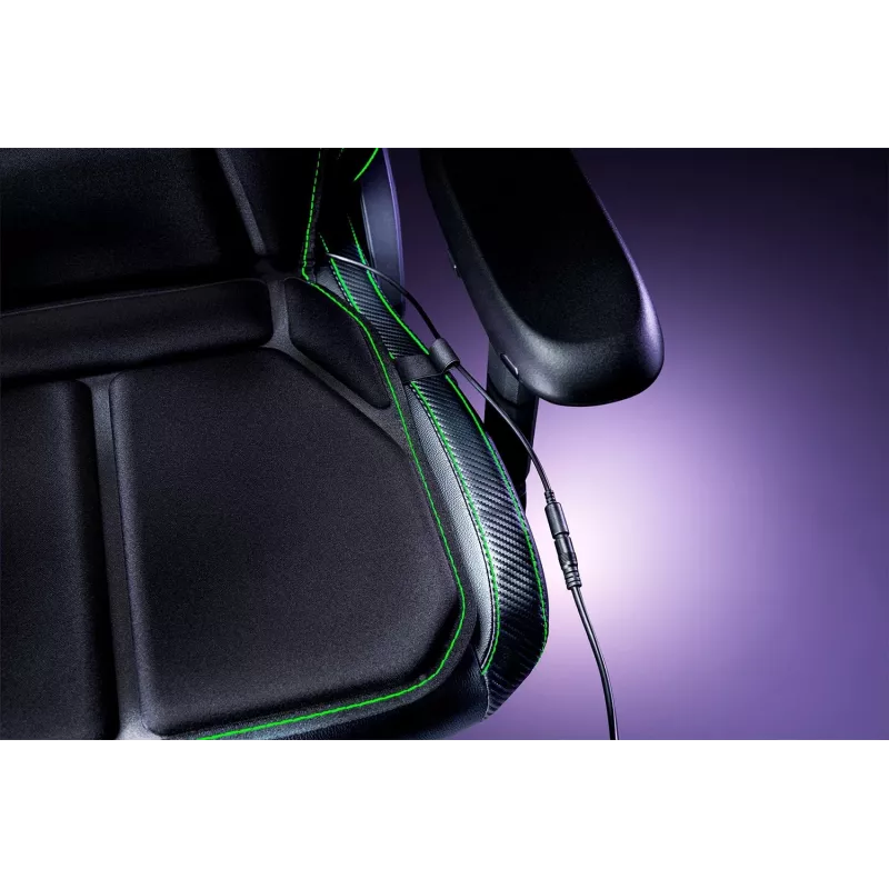 Razer Freyja HD Haptic Gaming Seat Cushion - Black, Wireless 2.4 GHz & Bluetooth, Razer Sensa HD, 6 Actuators, PC & Mobile