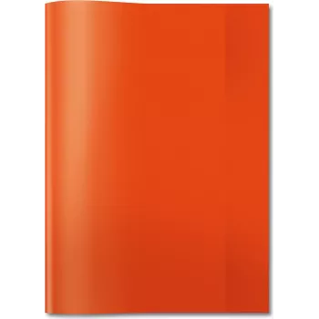 Exercise book cover HERMA PP A4 transparent/red