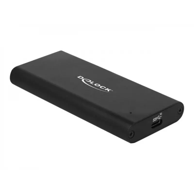 Delock - Storage Enclosure - M.2 - M.2 NVMe Card - USB 3,1 (Gen 2) - Black (42614)