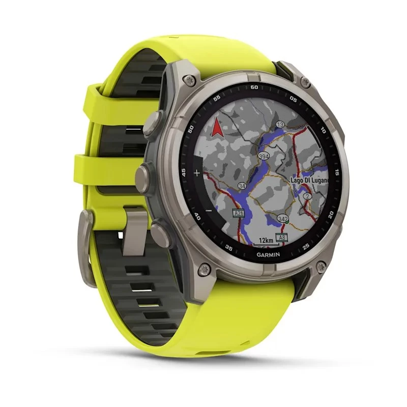 Garmin fenix 8 3.3 cm (1.3) 47 mm Digital 260 x 260 pixels Touchscreen Titanium Wi-Fi GPS (satellite)
