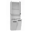 Topeshop NEL 2K DK white bathroom storage cabinet White