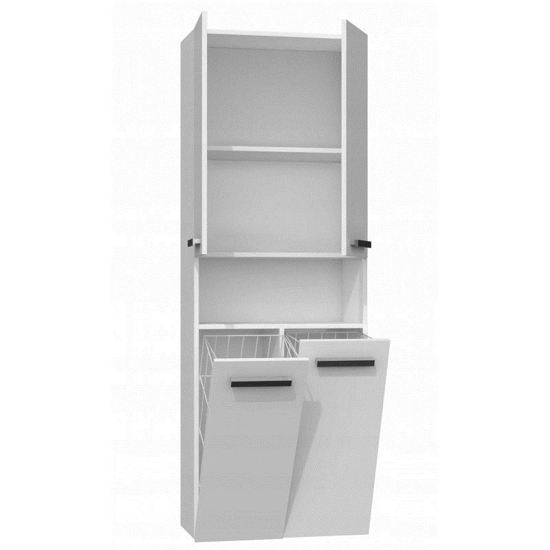 Topeshop NEL 2K DK white bathroom storage cabinet White