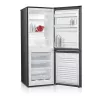 Fridge-freezer MPM MPM-215-KB-39/E — 215 L, bottom freezer, dark inox, reversible doors, LED light