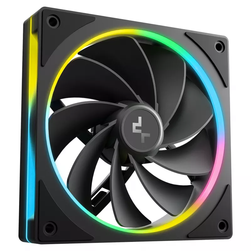 Desktop PC Case DeepCool CL6600 Black — supports ATX/PS2/SFX/SFX-L PSUs, 140 mm front fans, 120/140 mm top/rear, 2.5/3.5 inch drives