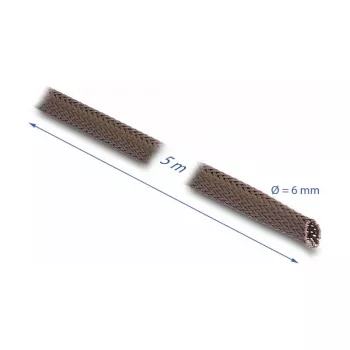 Cable Sleeve DeLOCK 20903 Brown Polyester 6mm