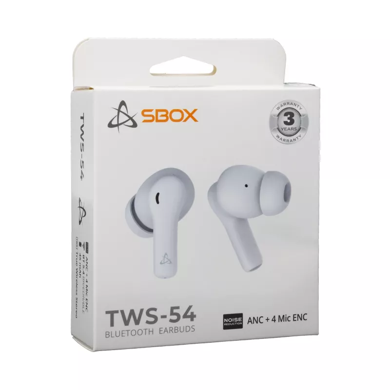 Headphones SBOX EB-TWS54 White