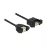 USB Cable DeLOCK USB 2.0 B/A 0.25m