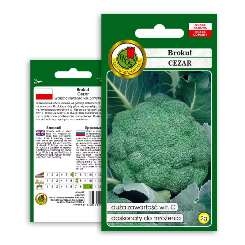 Seeds — Apte Broccoli 'Cezar' | Vegetable seeds pack 2 g