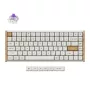 Wireless mechanical keyboard Keychron K2 Special Edition White RGB Backlit, compact 75% layout