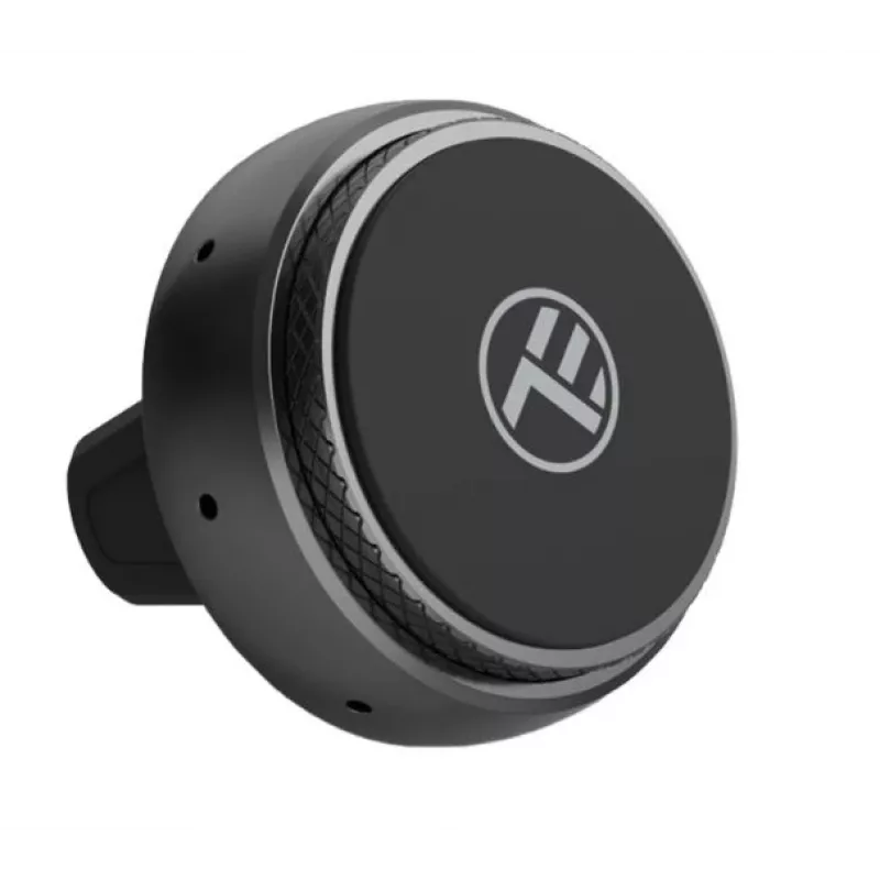 Car fragrance kit Tellur FreshDot Lemon — air vent mount, grey