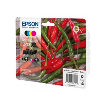 Epson 503XL ink cartridge 4 pc(s) Original High (XL) Yield Black, Cyan, Magenta, Yellow