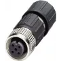 Phoenix Contact 1641688 Wire Connector M12 Black - Stainless Steel (1641688)