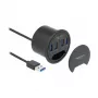 USB Hub DeLOCK 64153 Type-A 5000 Mbit/s Black