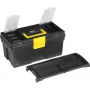 Storage box allit McPlus Promo 16 476180 plastic, black/green, stackable organiser