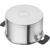 ZWILLING stainless steel pan set SIMPLIFY 5 pcs — dishwasher & oven safe, glass lids, suitable for ceramic hobs