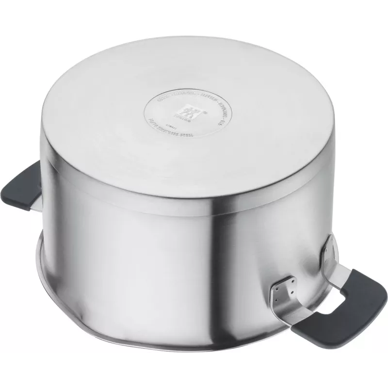 ZWILLING stainless steel pan set SIMPLIFY 5 pcs — dishwasher & oven safe, glass lids, suitable for ceramic hobs