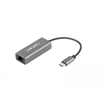NATEC Cricket USB 3.2 Gen 1 Type-C Grey Ethernet Hub 1000 Mbit/s