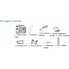 DECT telephone Grandstream GXP1628 — DECT desk/wall phone, LCD 132x48 px, speakerphone, 500 contacts, RJ‑9 headset