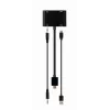 HDMI to VGA adapter GEMBIRD A-HDMIM-HDMIFVGAF-01, HDMI male to VGA output, 0.15 m, black