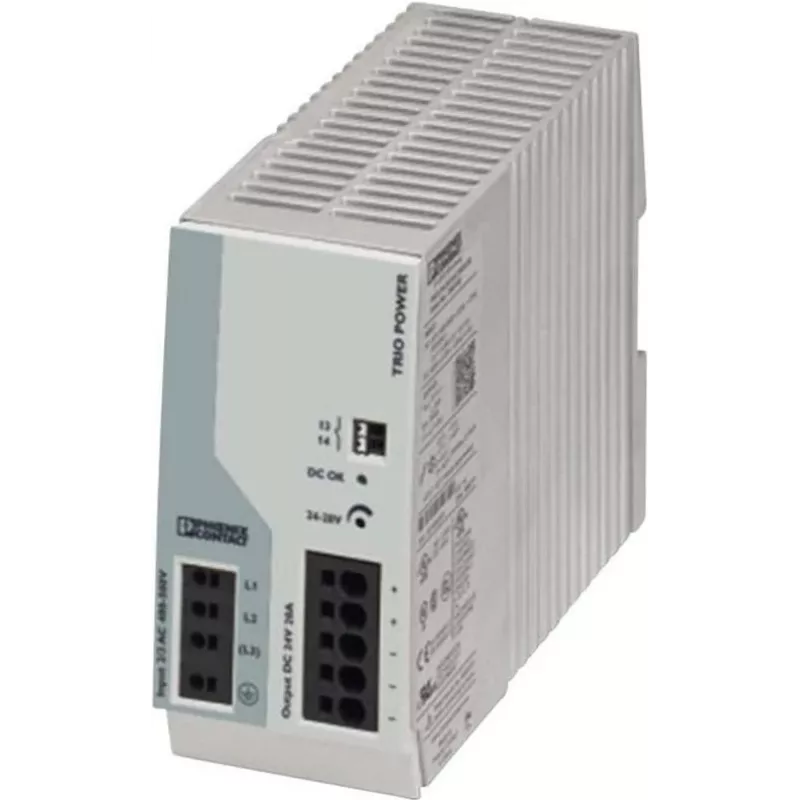 Phoenix Contact 2903155 - 480 W - 400 - 500 V - Grey - -25 - 70 °C - -40 - 85 °C - 65 mm (2903155)