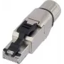 Ethernet connector Lapp ED-IE-AXS-6A-B-20-FC 21700653, RJ45 field-assembly adapter, shielded