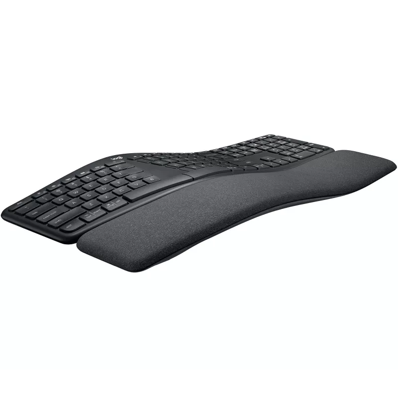 Logitech ERGO K860 - Keyboard - Wireless - 2.4 GHz, Bluetooth 5.0 - QWERTY - GB - Graphite