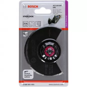 Bosch ACZ 100 SWB Blades for Multi-Tools Compatibility Bosch GOP 10 8 V LI GOP 250 CE Professional PMF 10 8 LI PMF 180 E Fein Multimaster FMM 250
