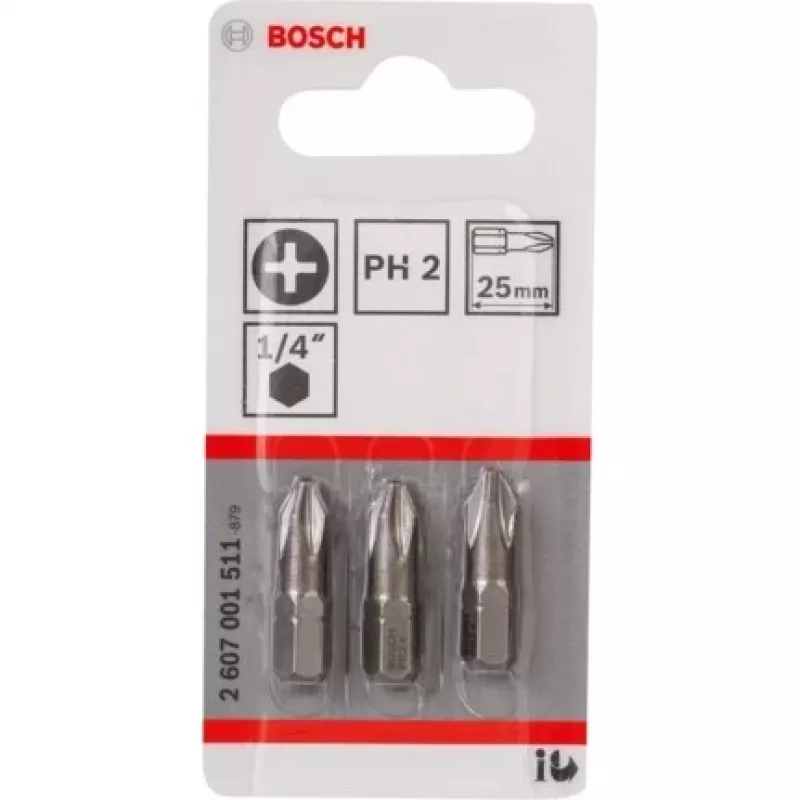 Bosch 2 607 001 511 screwdriver bit 3 pc(s)