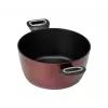soup pot JATA CF920 2.4 L Red Aluminium
