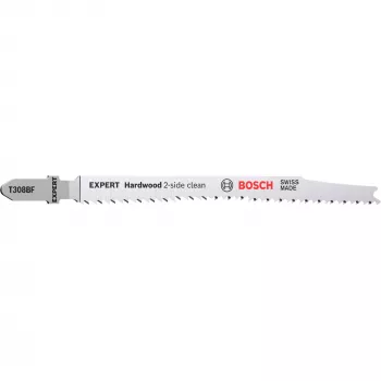 Bosch EXPERT ‘HARDWOOD 2-SIDE CLEAN’ T308 BF Jigsaw blade Bimetal 5 pc(s)