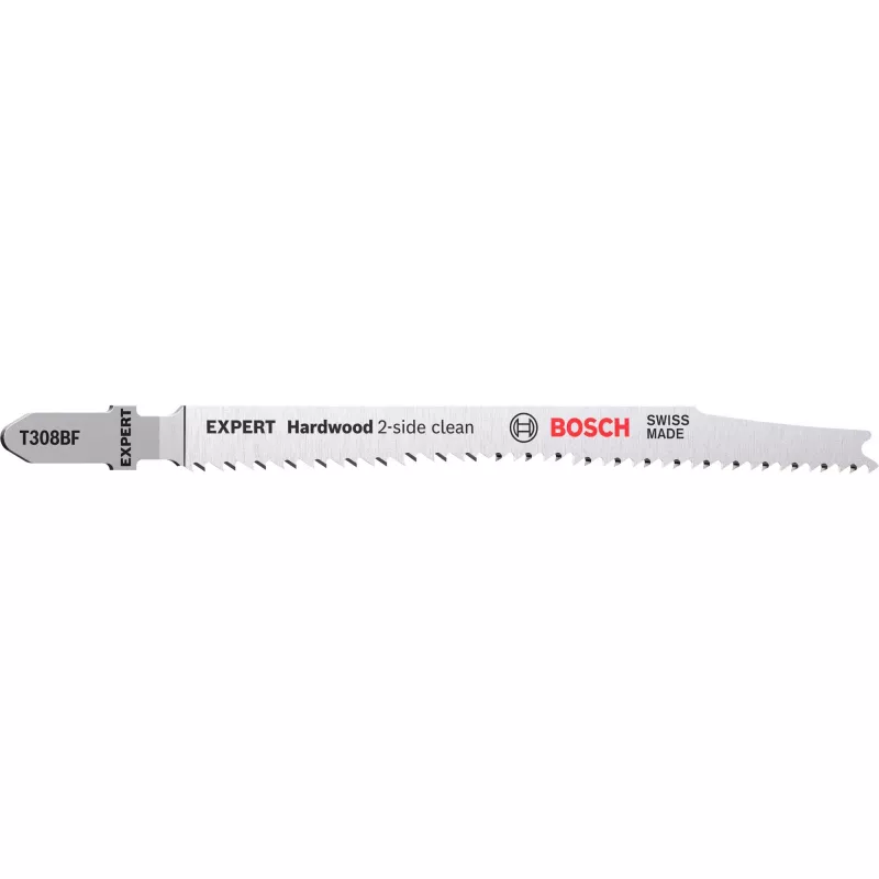 Bosch EXPERT ‘HARDWOOD 2-SIDE CLEAN’ T308 BF Jigsaw blade Bimetal 5 pc(s)