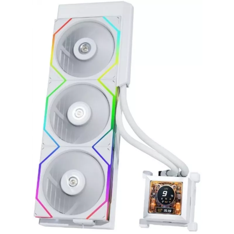 All-in-one liquid cooler Lian Li HSLCD36SW 12 cm White 200-2500 RPM