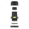 Cable gland M12 DELOCK with ventilation IP68, plastic, black, 2 pieces