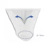 Braided Sleeve DeLOCK 20815 10 m x 19 mm white