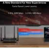 Tabletop router MERCUSYS MR25BE EasyMesh Wi‑Fi 7 dual‑band 2.4/5 GHz, 3600 Mbps, 3× Gigabit LAN, 4 external antennas