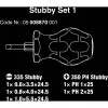 Screwdriver Wera Stubby Set 1