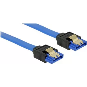 SATA cable DeLOCK 84979 0.5 m SATA 7-pin Black Blue
